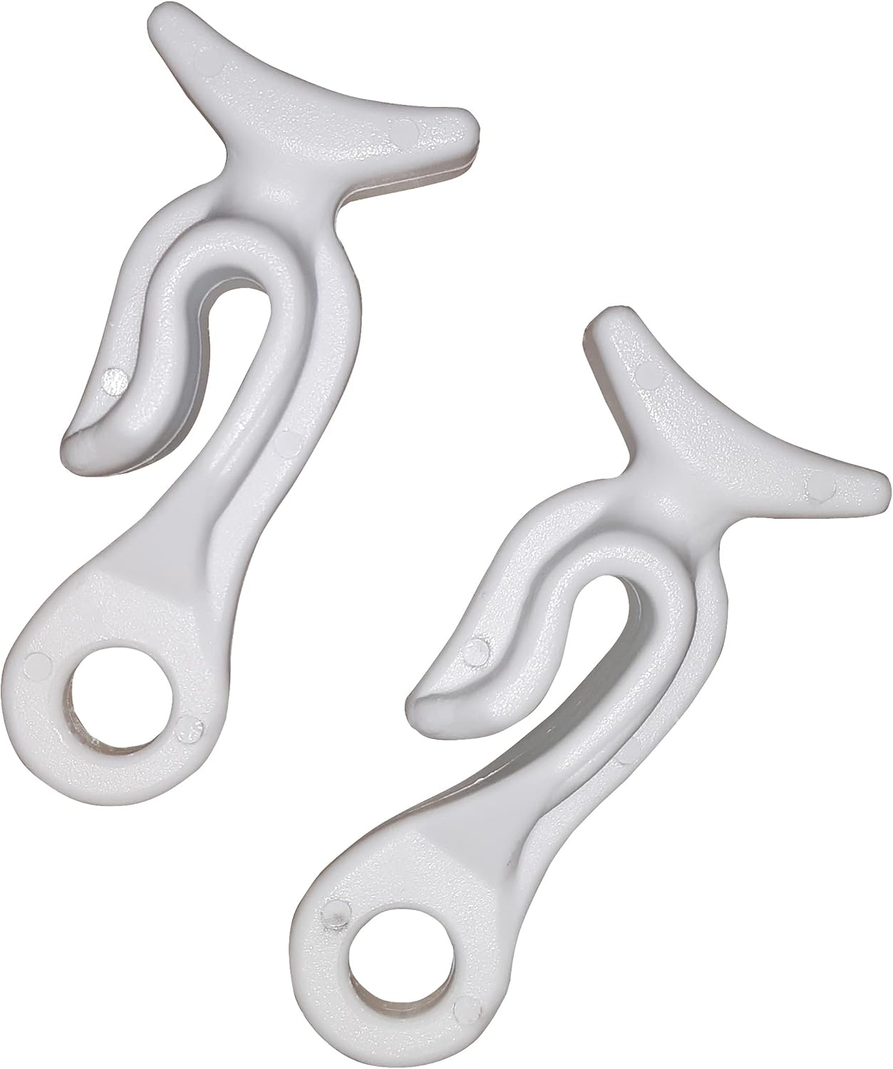 Taylor Made Products 1096 Lifeline Boat Fender Line Clips (Pair), White