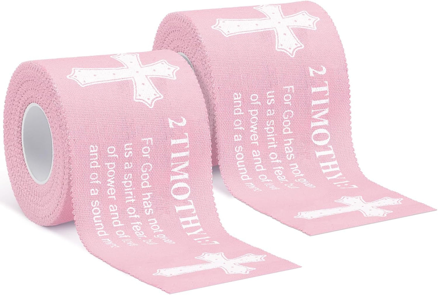 Christian Athletic Tape | 2 Pcs Cotton Sports Wrap 2in x 23ft | White