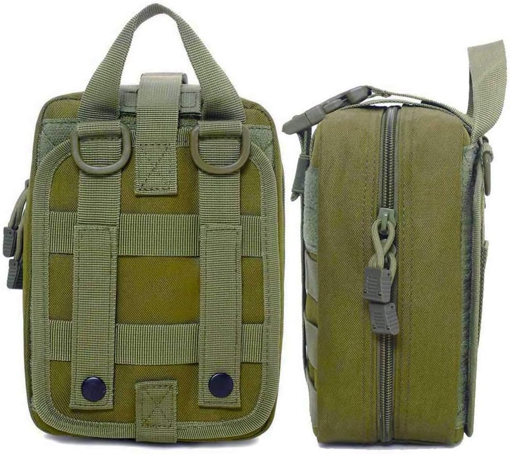1000D Molle Ifak Pouch Rip Away, Tactical Tear Away Medical Pouch Empty, Military First Aid Pouch Bag Only for Camping Hiking Travel