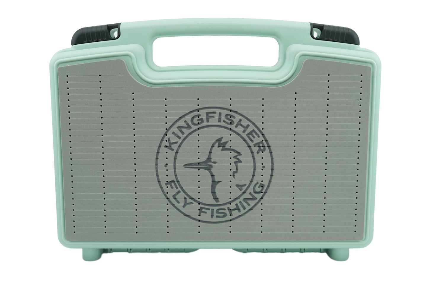 Kingfisher Streamer Fly Fishing Boat Box 2.0 (14" x 11" X 3.35"), Sage