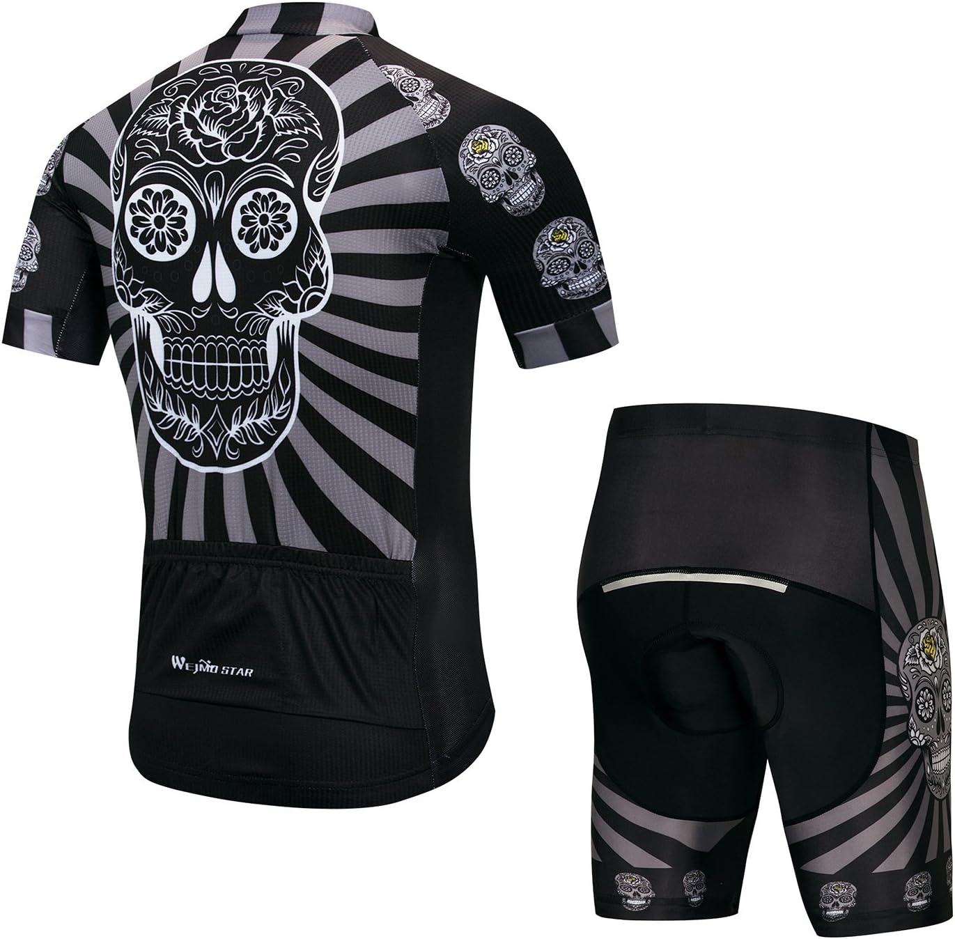 JPOJPO Cycling Jersey Men, Mountain Bike Shirt Tops S-5XL - Breathable and Quick Dry