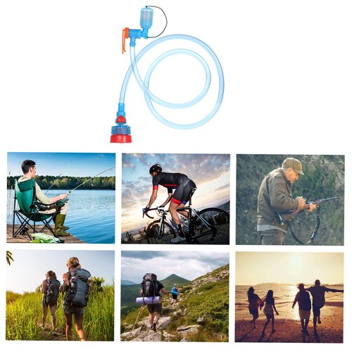 Srempeom Hydration Drinking Tube - Hydration System Kit Hose Hydration Bladder Reservoir Pack Backpack System Hose Kit Water Bottle Tube Adjuster