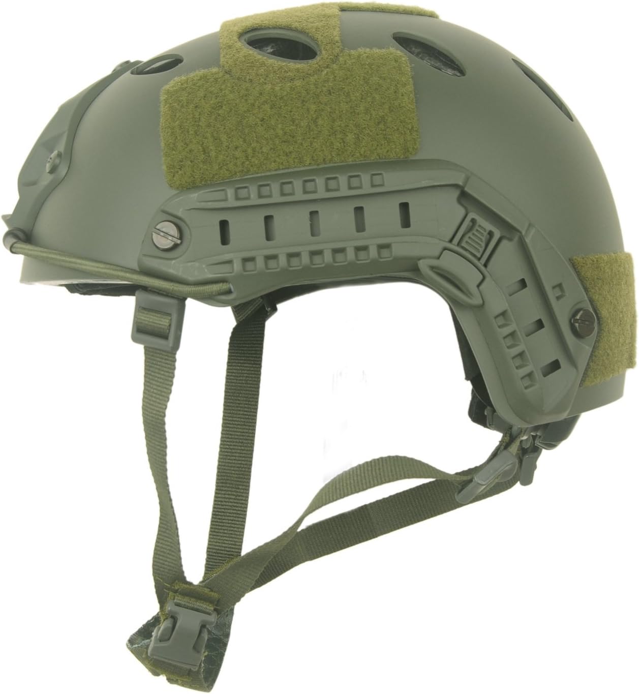 LOOGU Fast BJ Base Jump Tactical Helmet for Airsoft with 12-in-1 Headwear
