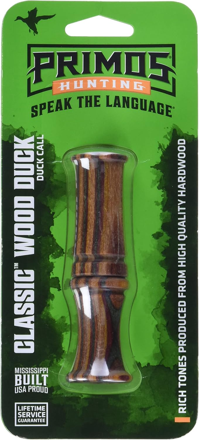 Primos Hunting 882 Duck Call, Classic Wood