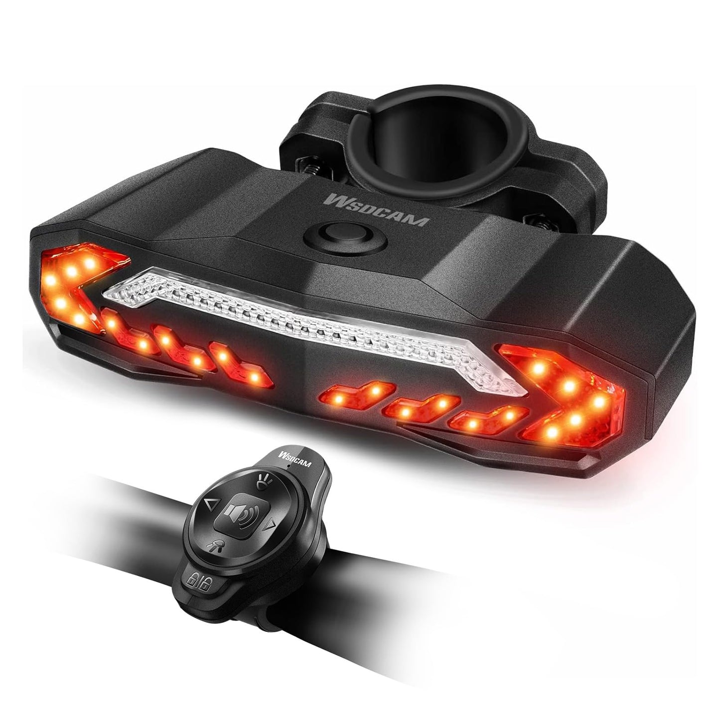 WSDCAM Remote for Smart Bike Alarm Tail Light Turn Signals