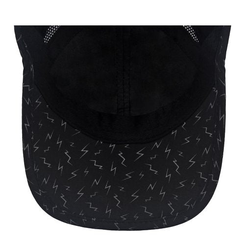 Sprints Race Day Performance Reflective Running Cap | The Lightweight, Quick Dry, Sport Hat, One Size, Unisex (US, Alpha, One Size, Nocturnal Not So Neon Flash Reflective)