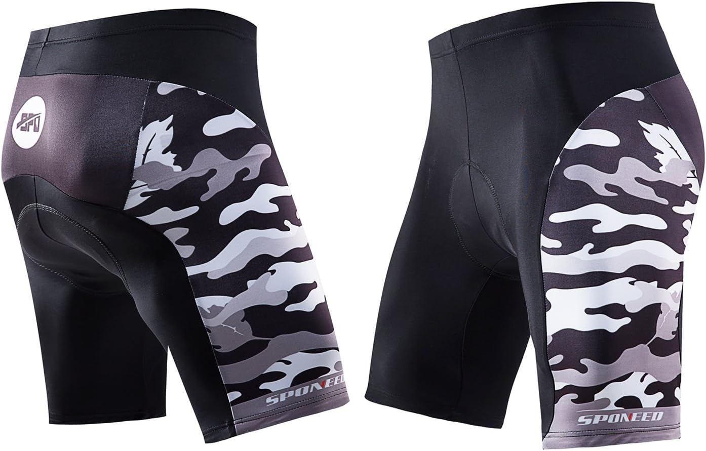 sponeed Men Cycle Outfit Set Bicycle Jersey Road Biker Shorts Trianthlon Cycling Gear Shirts
