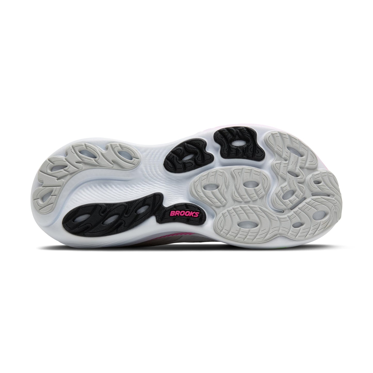 Brooks Women’s Adrenaline GTS 25 Supportive Running & Walking Shoe - Oyster/Pink/Green - 8.5 Medium