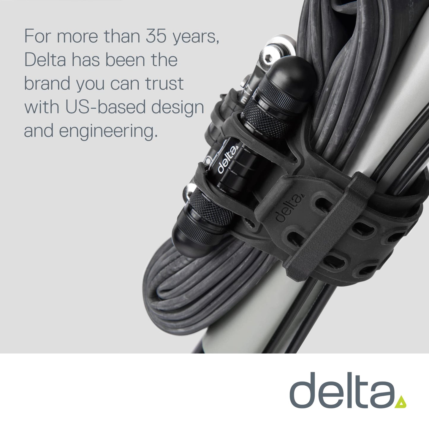 Bike Frame Carrier Utility Strap for Tools and Inner Tubes, Stwap by Delta Cycle - Oversized Strap Design Hold All Bike Tire Tube Sizes up to 29 inches with Integrated Hook & Loop Storage Fasteners