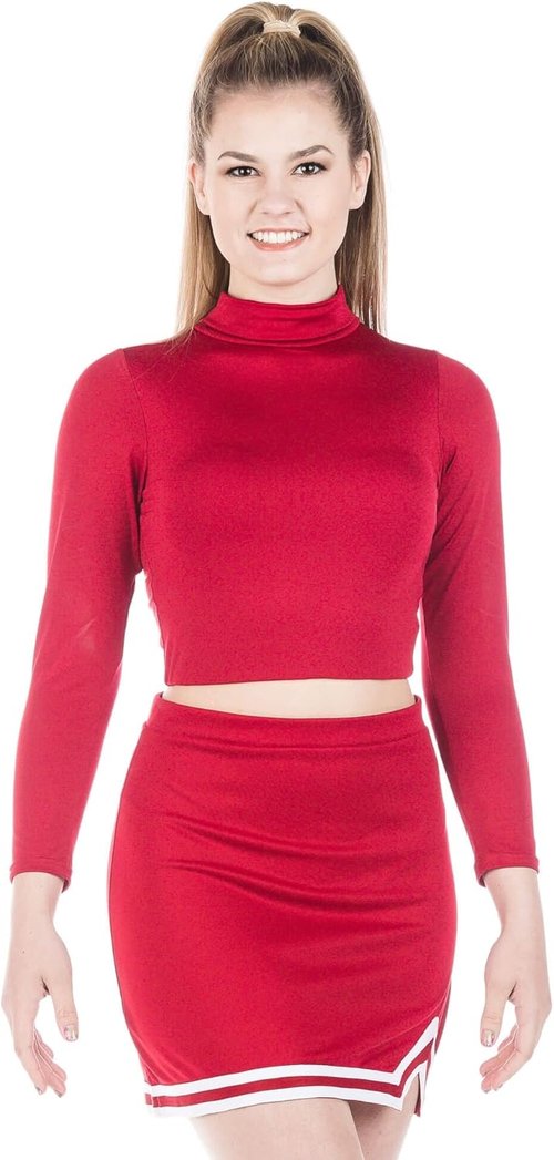 Danzcue Womens' Cheerleading Basic Bodyliner Top Sportswear Body Suits