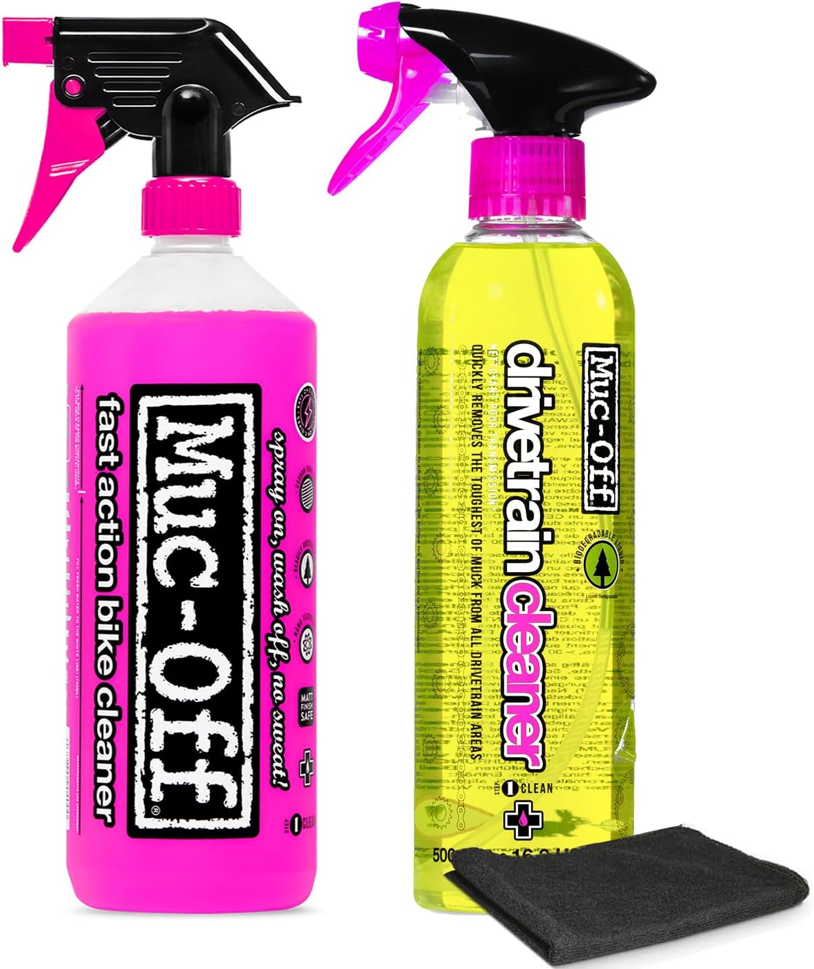 Muc-Off Nano Tech Bike Cleaner 1L | Biodegradable Formula, Safe on Carbon Fibre and All Surfaces | Breaks Down Dirt on a Molecular Level