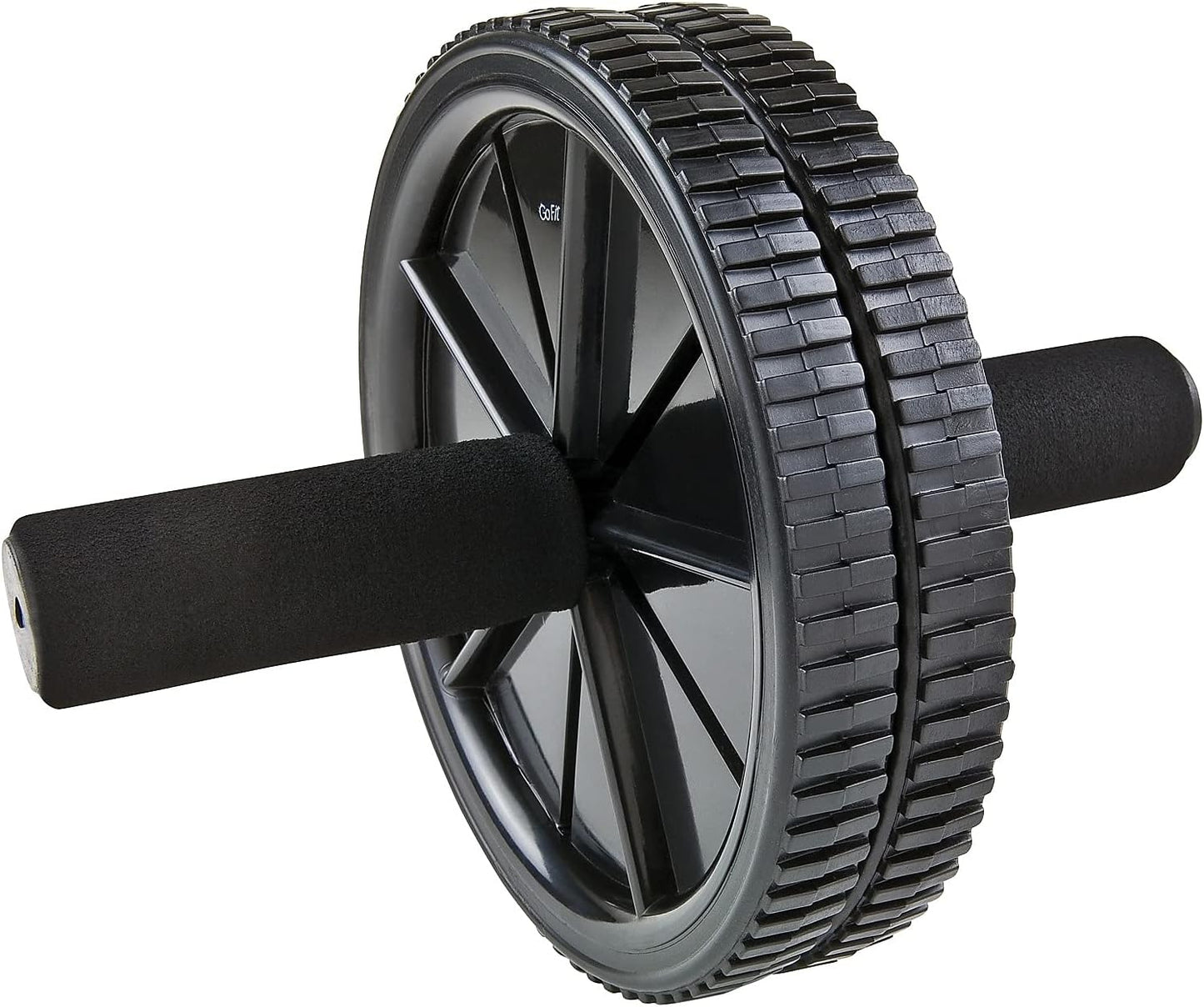 Gofit Black Deluxe Exercise Wheel (GF-DEW)