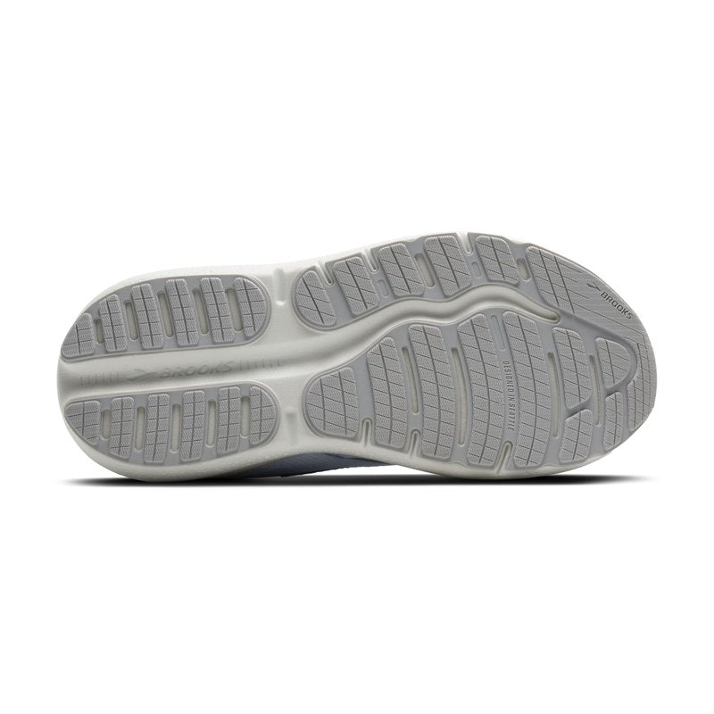 Brooks Women’s Ghost Max Suede/Leather Neutral Running & Walking Shoe - White/White - 10 Medium