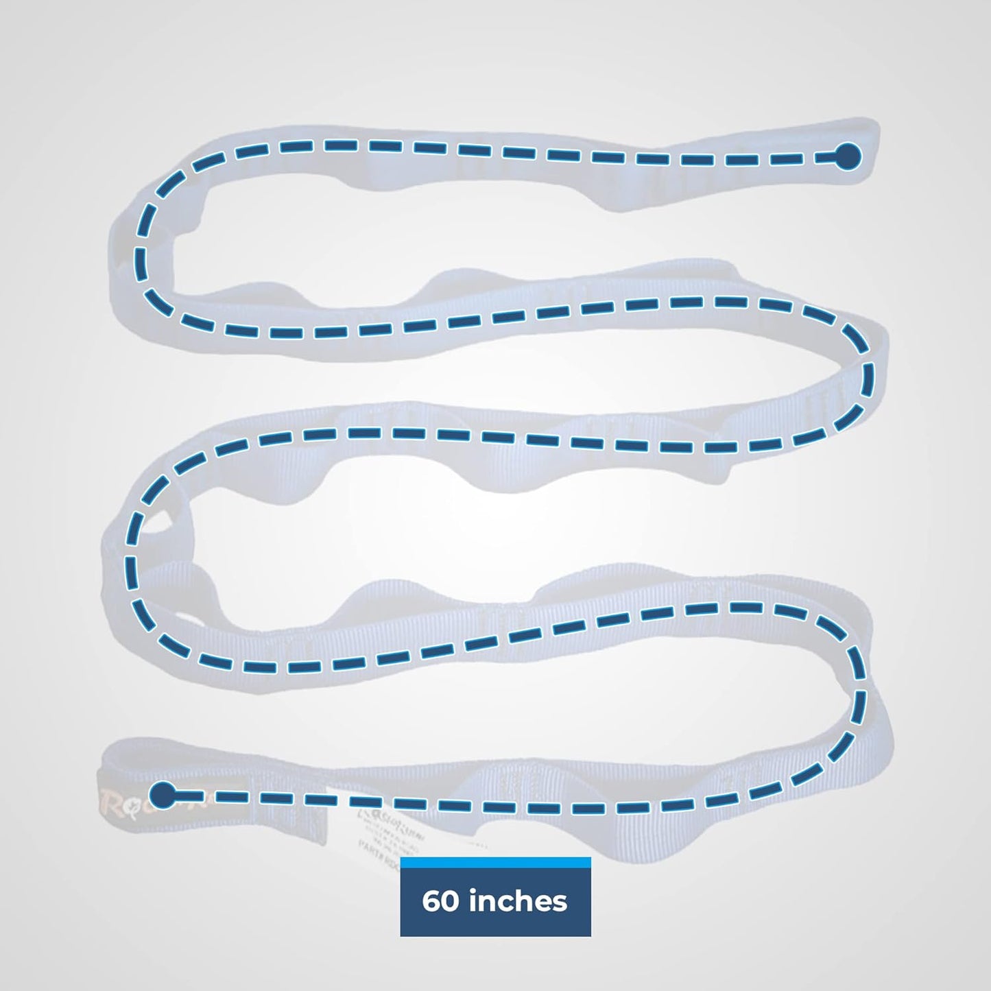 Rock-N-Rescue Daisy Chain - 15.5 kN, Nylon Multi-Loop Sling, Made in USA, Rock Climbing, Firefighter, and Rescue Gear