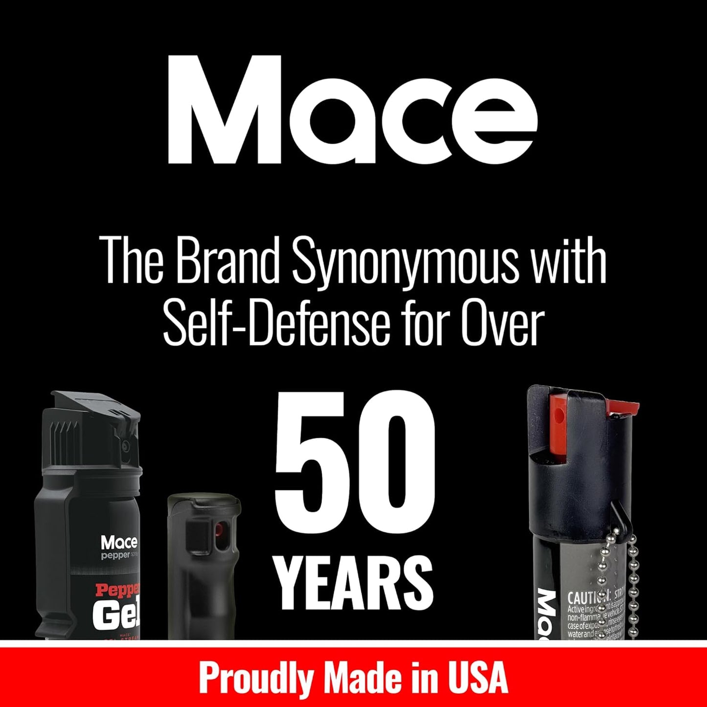 Mace Pepper Spray - Twist Lock & Hardcase Model, Max Strength 10% OC Formula, Long Lasting UV Dye, Self Defense Pepper Spray for Women & Men