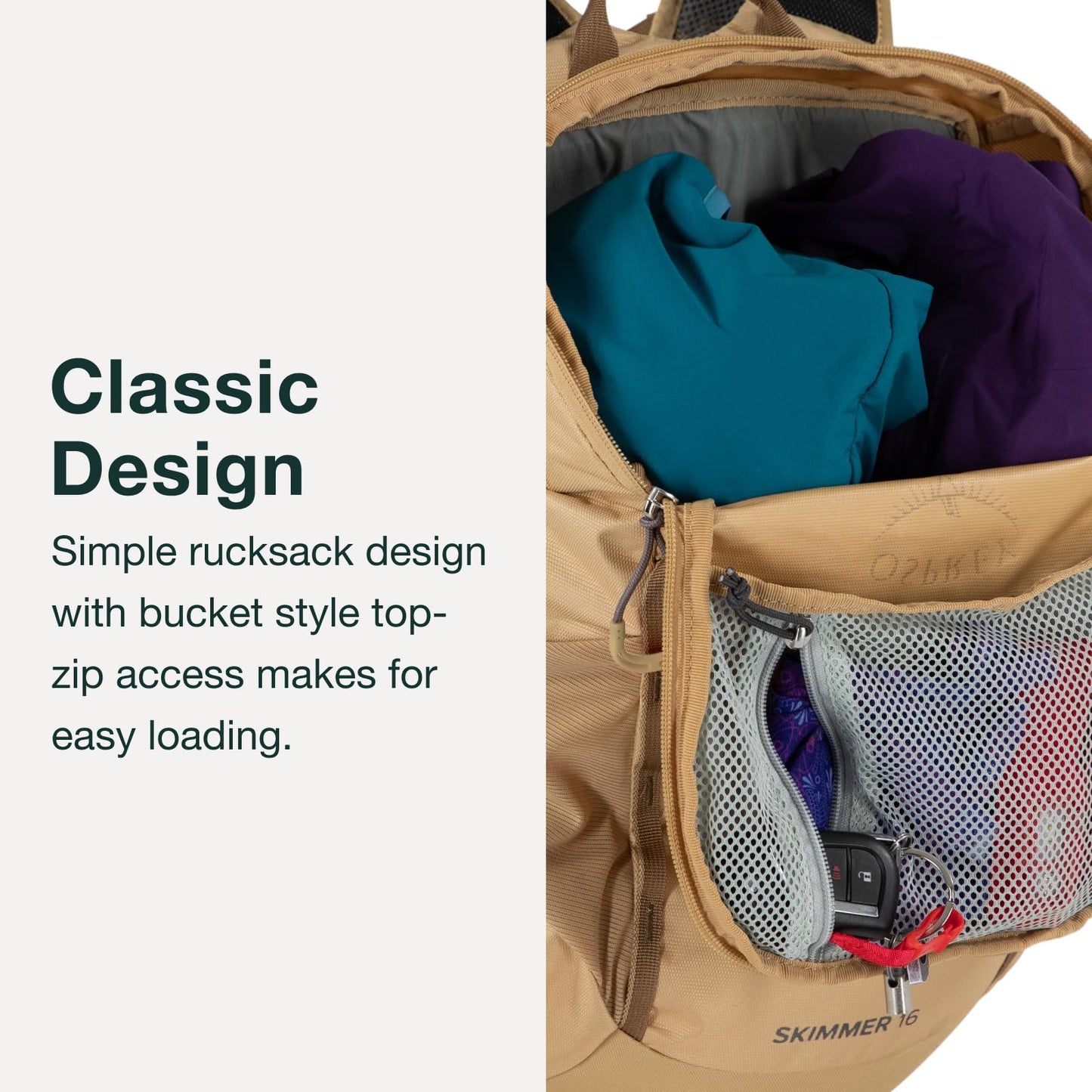 Osprey Skimmer 20L Women's Hiking Backpack with Hydraulics Reservoir, Purpurite Purple