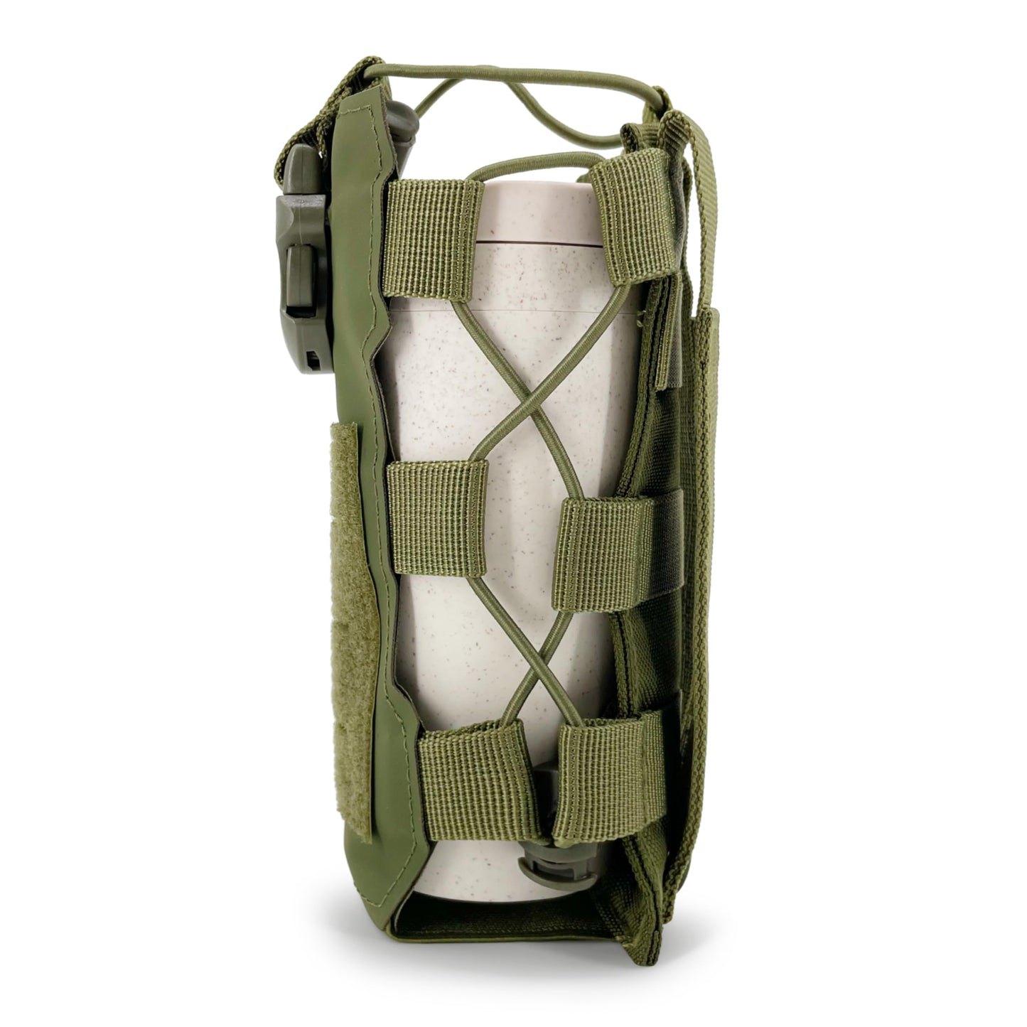 Jaegvida Tactical Water Bottle Pouch Molle Water Bottle Holder for Outdoor Travel, Hiking, Climbing (Army Green)