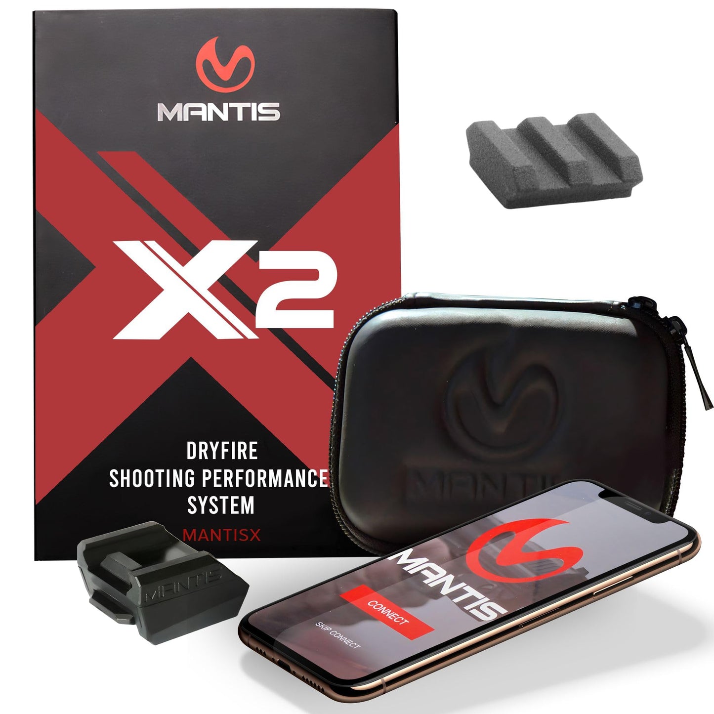 Mantis X2 Dry Fire Training System + Universal MagRail Magazine Floor Plate Adapter