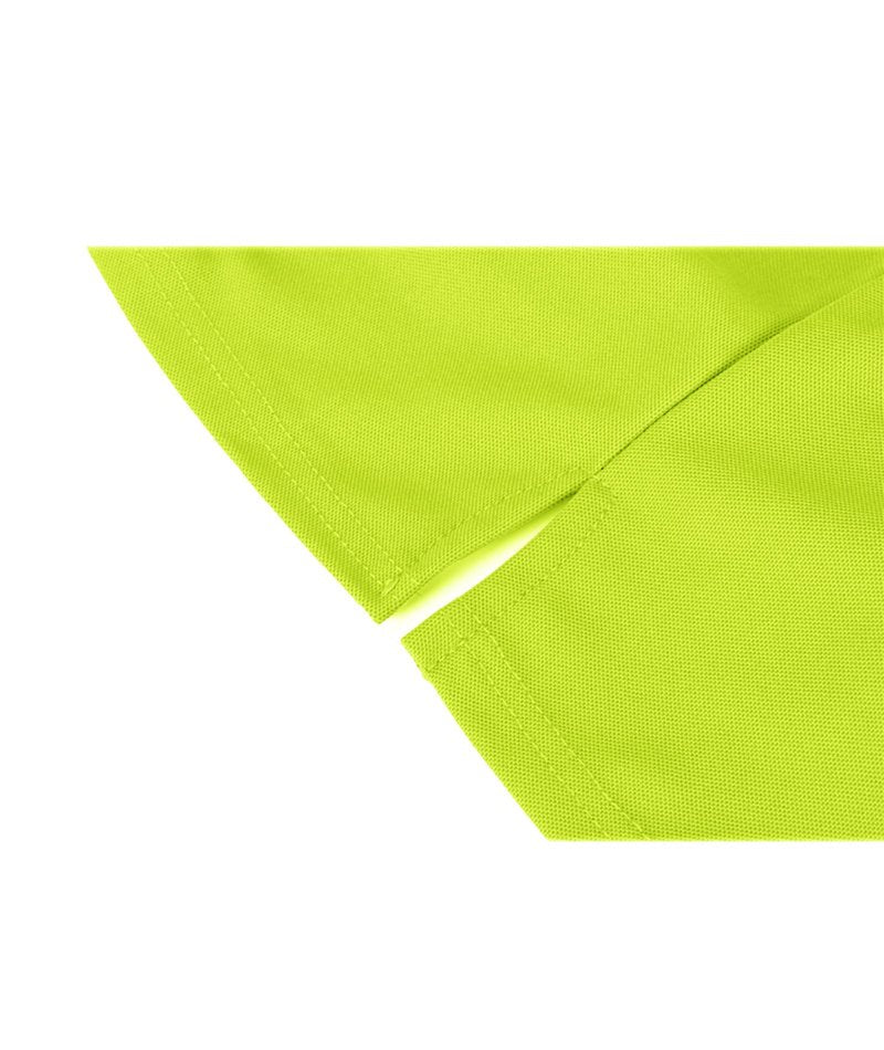 ZITY Mens Polo Shirt Short Sleeve Sports Tactical T-Shirt Athletic Golf Polos Daily Casual Stylish Collared Shirts for Men Lemon Green 4X-Large
