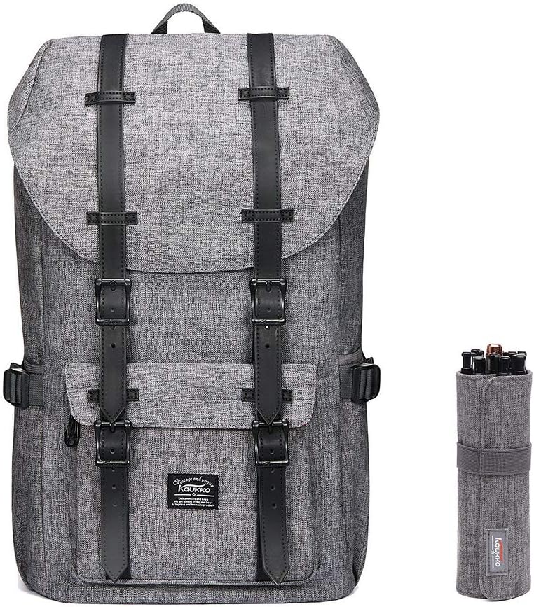 KAUKKO Backpack, (Black (E5-3), 45 x 27 x 17cm (HxBxT)