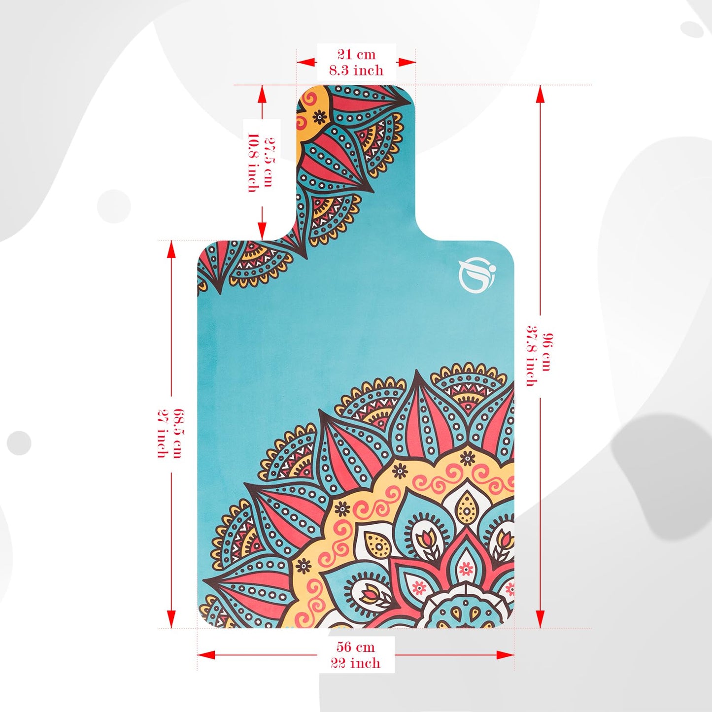 JOOEER Pilates Reformer Machine Mat, Non Slip Pilates Reformer Cover Lightweight Foldable Washable Pilates Reformer Mat for Gym Fitness, Green