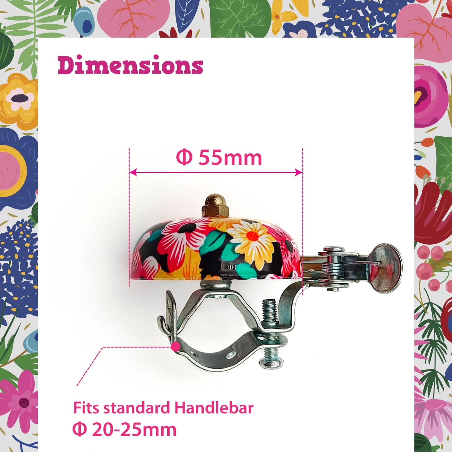 ONIPAX Bike Bell Classic Loud Crisp Bicycle Bells for Cruiser Bike Beach Bike Women