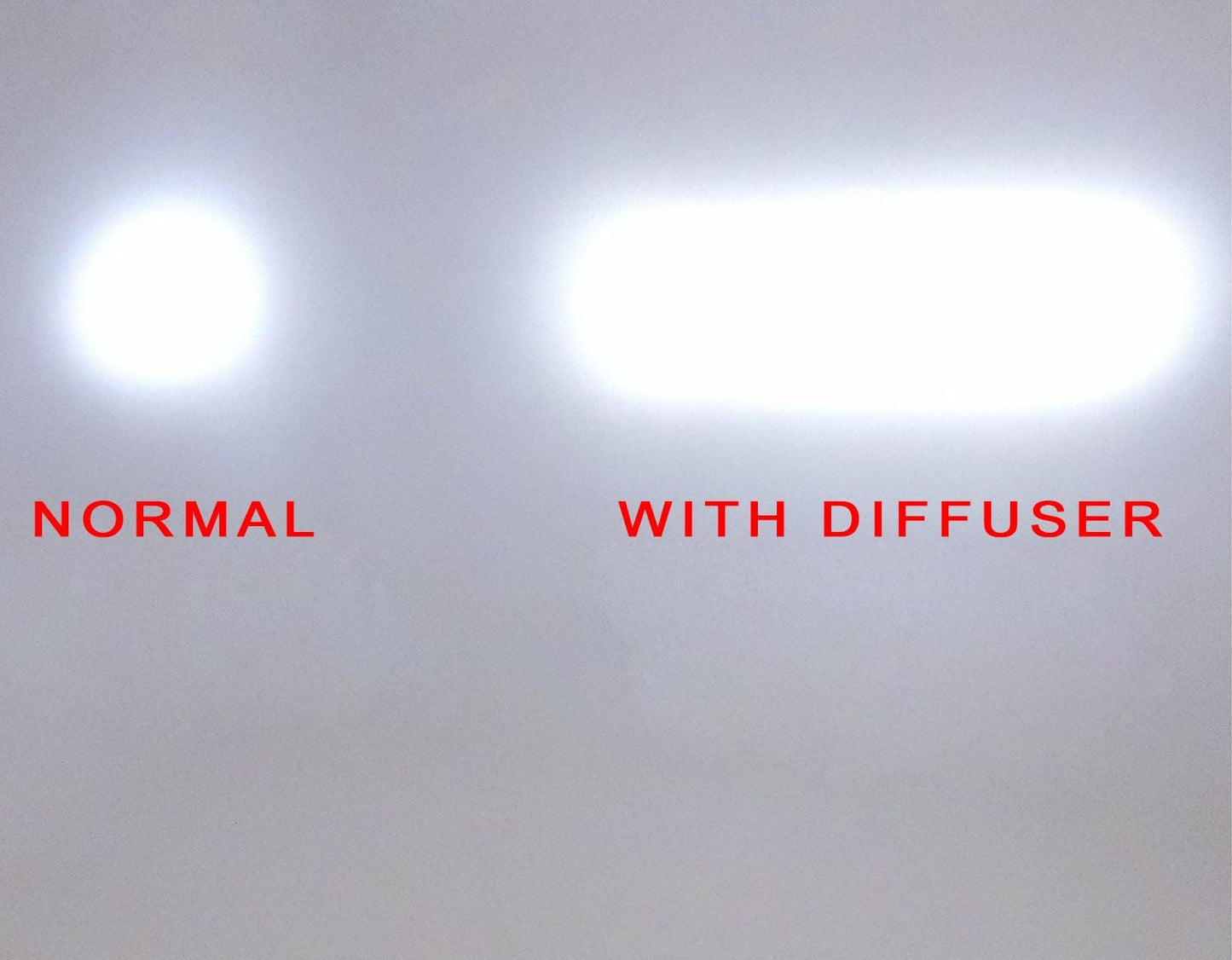 Bright Eyes 3-Pack (2 Clear, 1 Red) Diffuser Lens - for Use with Bright Eyes 1200 Lumen Rechargeable Bike Lights. Can Also Be Used for Other Similar Bike Lights