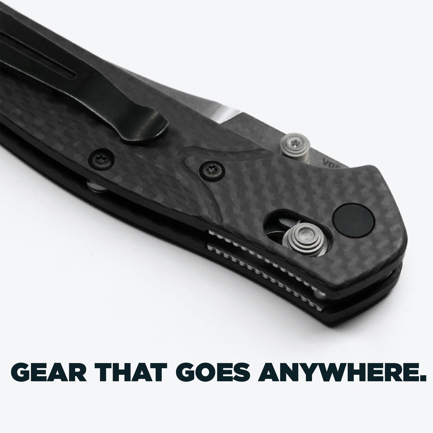 Benchmade - Mini Osborne 945 Folding Knife with Black Carbon Fiber Handle (945-2)