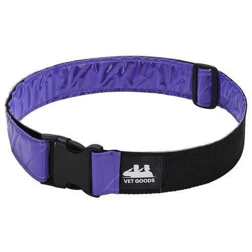 VET GOODS HEAVY DUTY REFLECTIVE BELT (PURPLE)