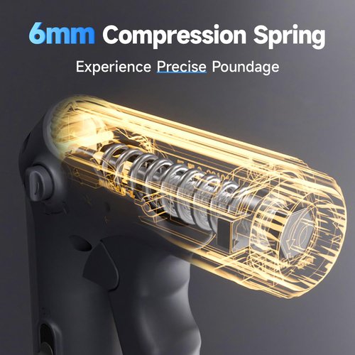 FitBeast Grip Strengthener Forearm Strengthener Hand Grips Strengthener - Adjustable Resistance 10-130LBS (1 Pack Black)