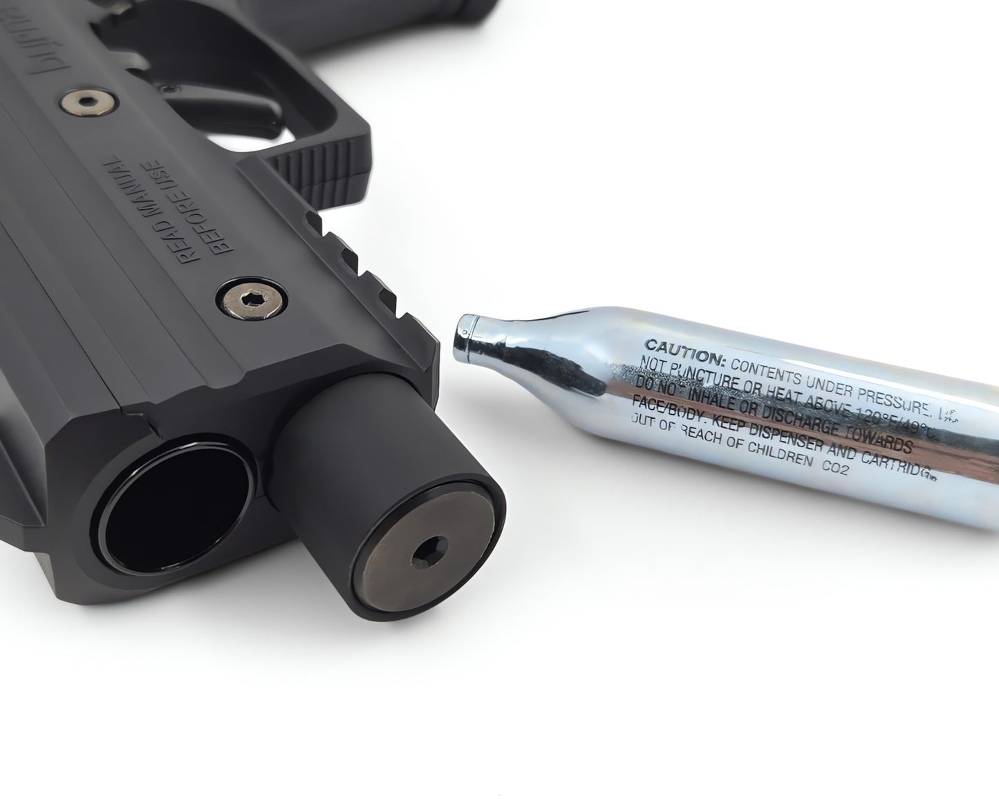 12 Gram Co2 Extender Adapter - Compatible with BYRNA LE/SD/HD/EP - Cartridge Boost Adaptor