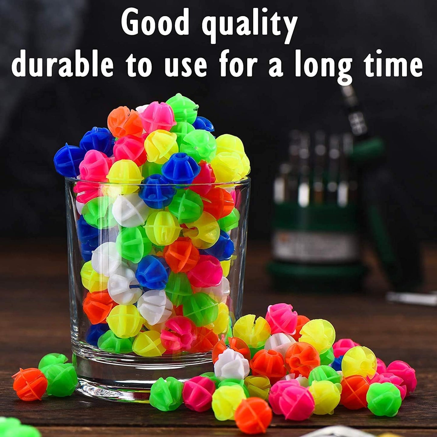 216PCS Assorted Colors Bike Bicycle Wheel Spokes Plastic Clip Bead