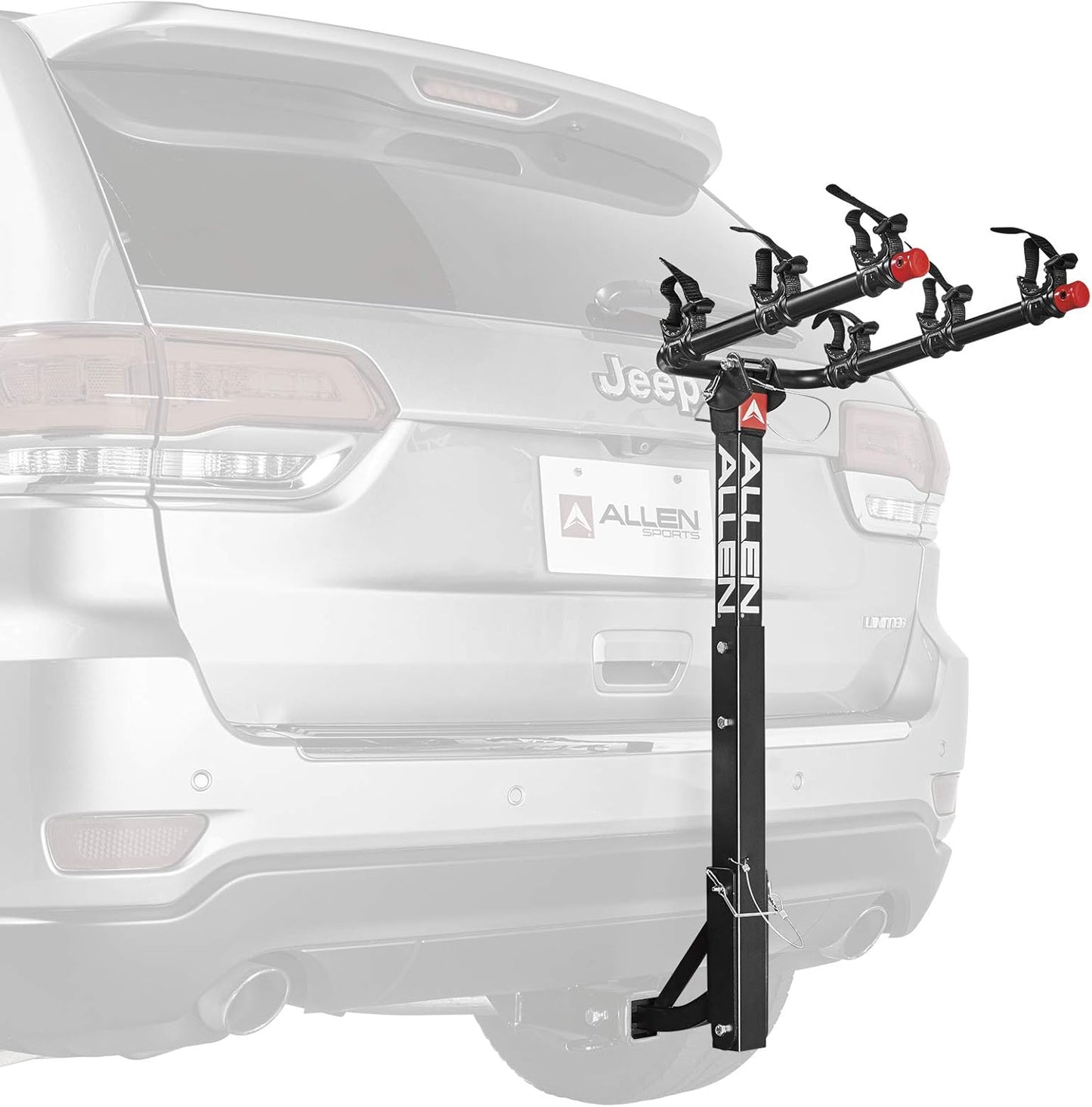 3-Bike Hitch Rack for 1.25" & 2" Hitches - Allen Sports Durable Bike Carrier