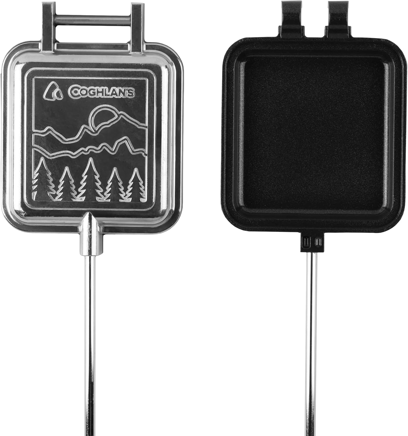 Coghlan's Aluminum Camp Cooker, Lightweight & Durable Non-Stick Ceramic Interior, for Sandwiches, Pies, & Desserts, Great for Camping, BBQs, Campfires, Campfire Cooking
