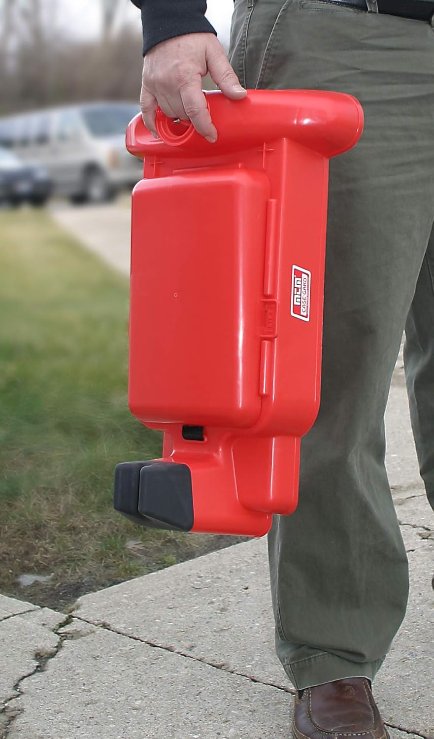 MTM SGR-30 Shoulder-Gard Recoil Reducing Rifle Shooting Rest for Outdoor Range, USA Made, Red
