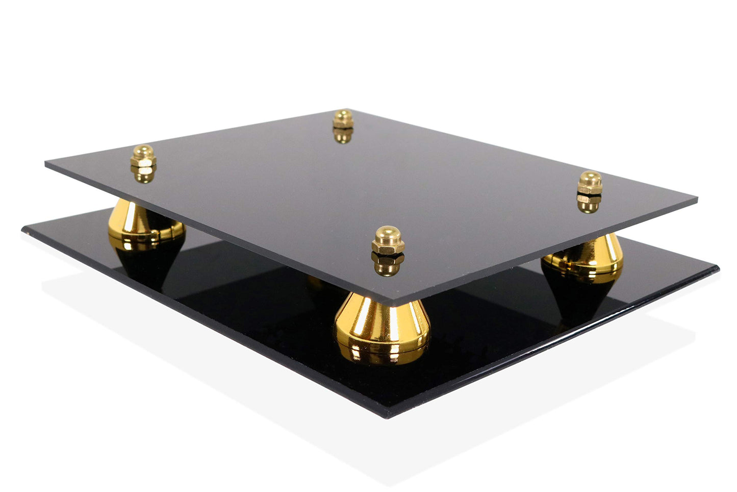 Katai - Set of 2 Crystal Clear Hat Display Cases - UV Resistant Acrylic Cap Holder Stand, Perfect for Baseball, Football or Snapback Caps - Complete with Microfibre Cloth