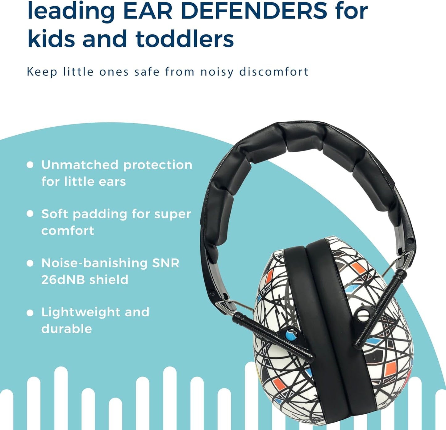 Baby Banz Earmuffs Kids Hearing Protection - 2+ Years - Noise Reduction Rating - Soft & Comfortable - Kids Ear Protection