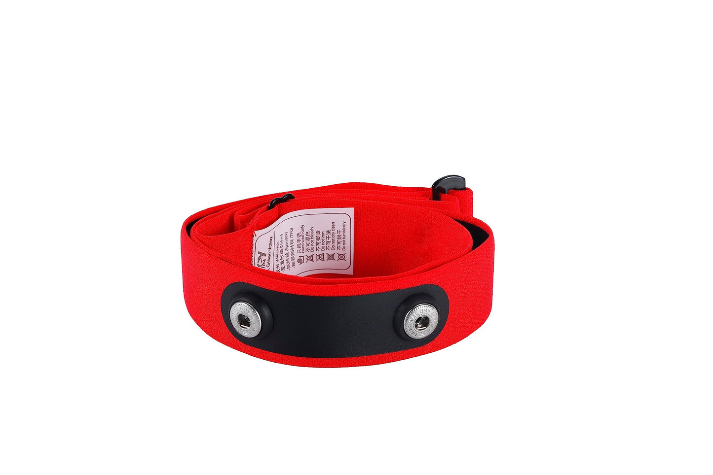 Rich Green Valley Heart Rate Monitor Chest Strap for myzone Replacement Strap Compatible with MYZONE MZ-3 MZ-1 Strap SweatProof & Waterproof Pro Chest Belt (Red, Medium)