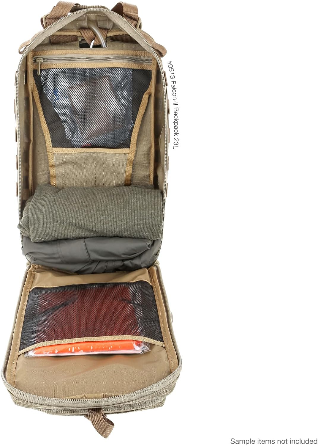 MAXPEDITION Falcon-II Backpack, 23L Tactical Backpack, Survival Pack, Bug Out Bag, MOLLE Go Bag for EDC, 0513