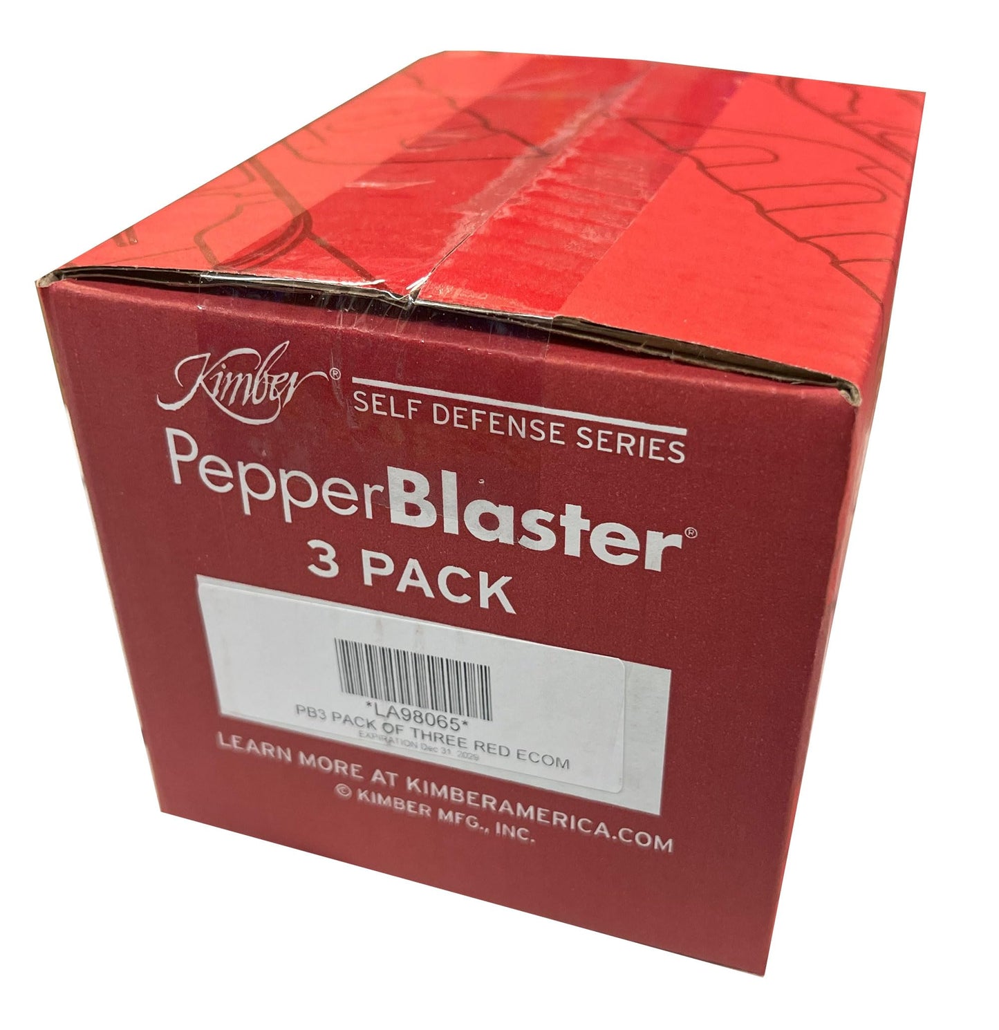 Kimber Self Defense Less-Lethal PepperBlaster 3 - (3 Pack) - Red