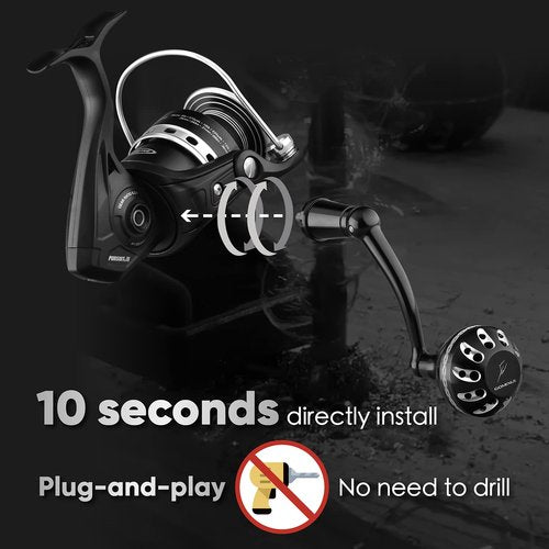 GOMEXUS Power Handle for Penn Pursuit III/IV Spinning Reel Replacement Handle(Please do not Adapt to Other reels to Avoid Damage to The Reel)
