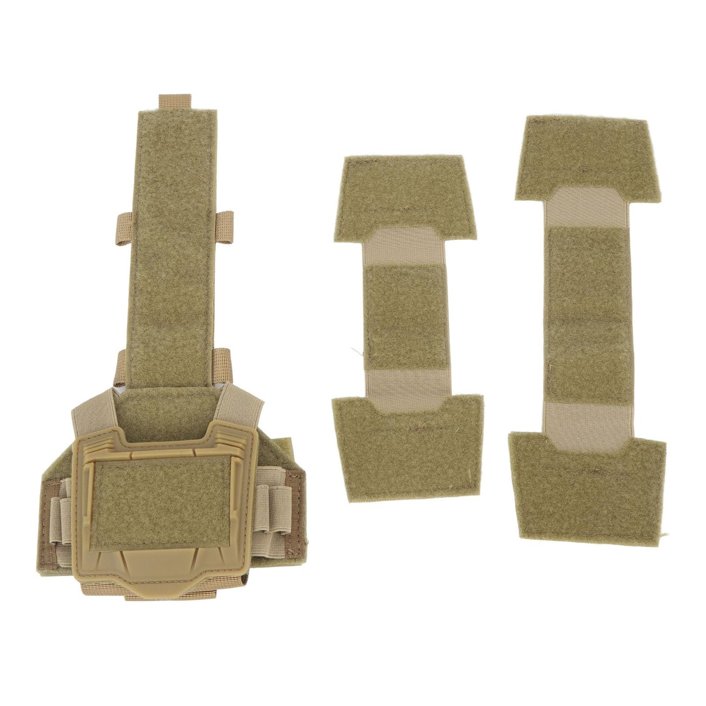 Jauarta Helmet Battery Pouch Counterweight Pouch Nylon Universal Helmet Battery Pack Balance Weight Bag with Hook and Loop for Shooting Hiking Camping