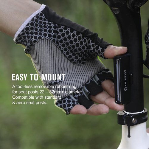 OLIGHT Seemee 30 C Bike Tail Light with 30 Lumens 230 Degree Visibility, 800m Viewable Range, Rechargeable Bicyle Brake Rear Lights, IPX6 Waterproof, Road and Urban Cyclists