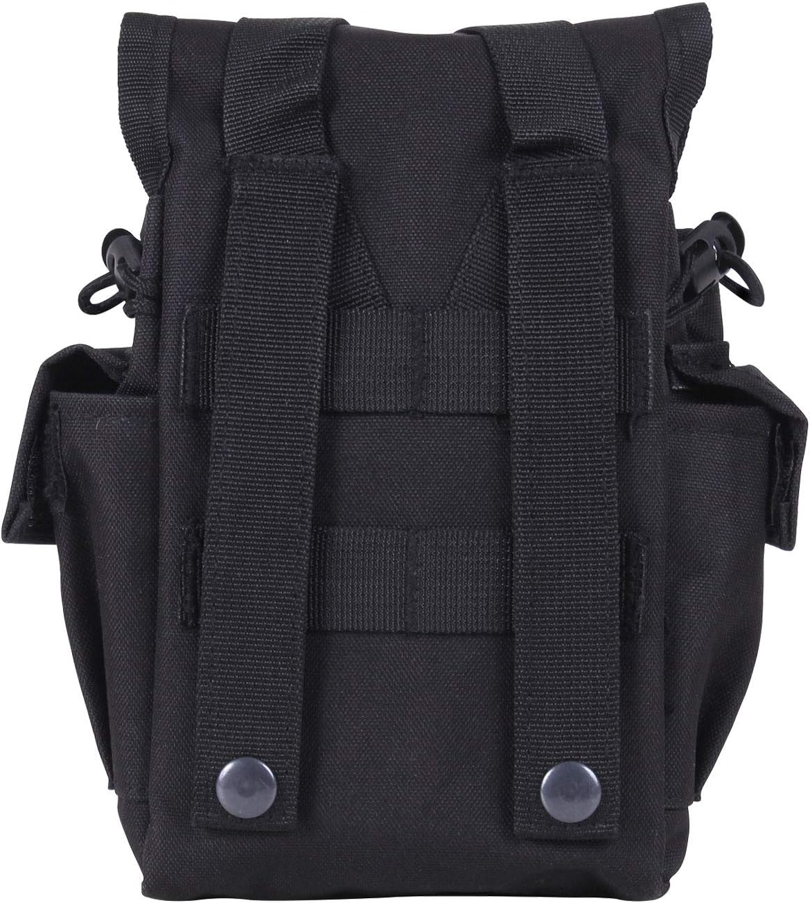 MOLLE II Canteen & Utility Pouch - Rothco Black Tactical Gear for Outdoor Use