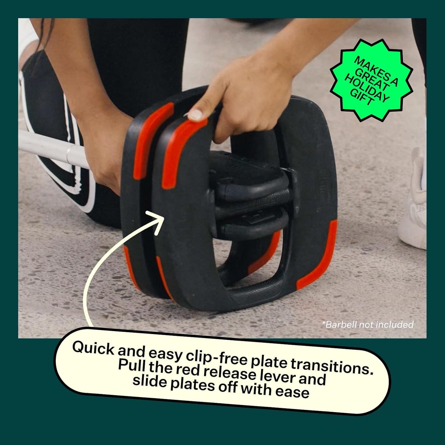 Les Mills™ Dual Purpose Ergonomic Exercise Weight Plates for Total Body Workouts