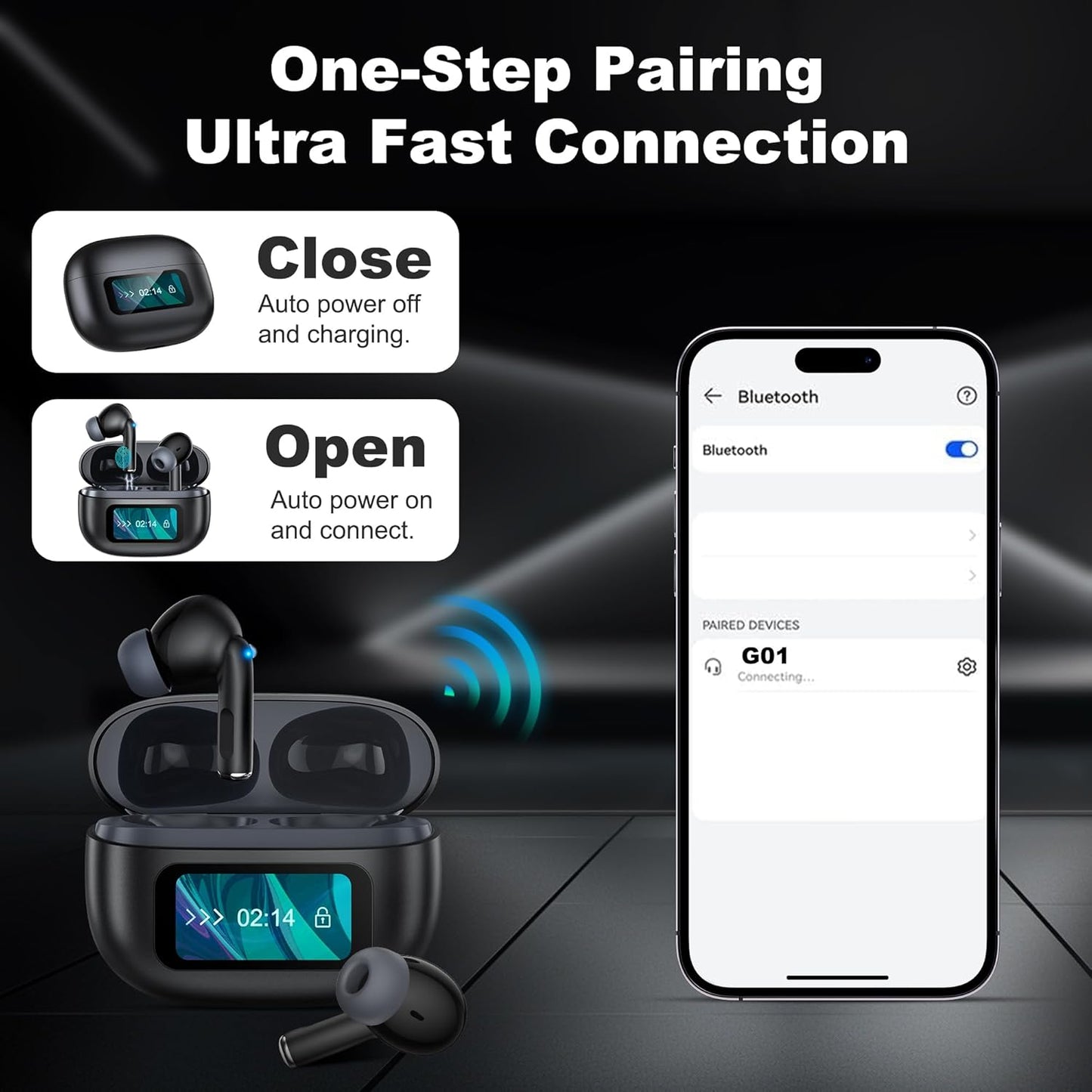 Ai Translation Earbuds Real Time, Translator Earbuds 144 Languages & Accents, 3-in-1 Translating Earbud Open Ear Clip-On Design, Audífonos Traductores for Travel Learning Business fit iOS & Android