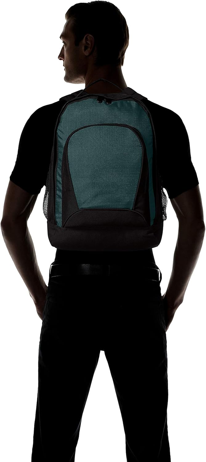 Augusta Sportswear Ripstop Backpack, One Size, Black/Black