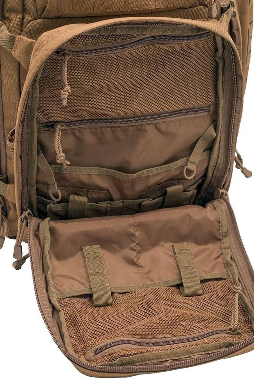 LAPG Atlas 72 Hour Tactical Backpack for Men & Women, Large Bug Out Bag with MOLLE System, Hiking Hunting Combat Backpack, Coyote