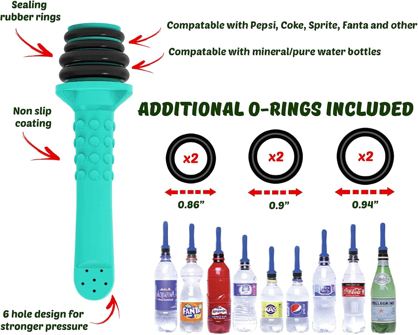 2pcs Portable Bidet I Easy-to-use Faucet Bidet I Compatible with Most Bottles I Peri Bottle for Postpartum Care I Hand Bidet for Toilet, Washing, Personal Hygiene and Travel