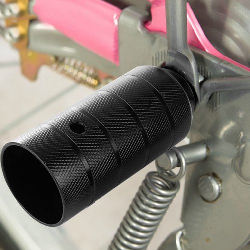 VBESTLIFE Rear Stunt Pegs, 1 Pair Steel Foot Stand Pegs for BMX Axle Peg